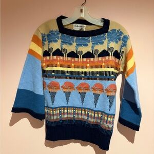 College DressRARE Vintage 70s/80s Whimsical Stranger Things/Facts of Life Vibes